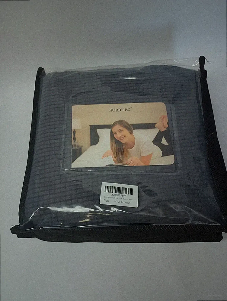 New Subrtex Dark Gray Recliner Stretch Cover Fast/Free Shipping