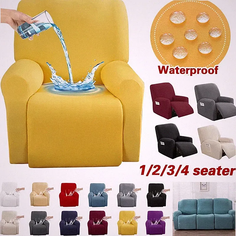 Split Recliner Chair Cover Elastic Armchair Cover Non-Slip Sofa Cover LivingRoom